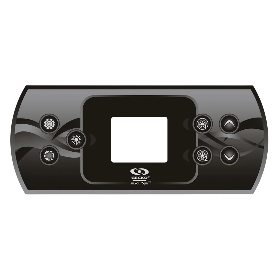 Gecko In.K500 9916-101495 Overlay with 7 Buttons