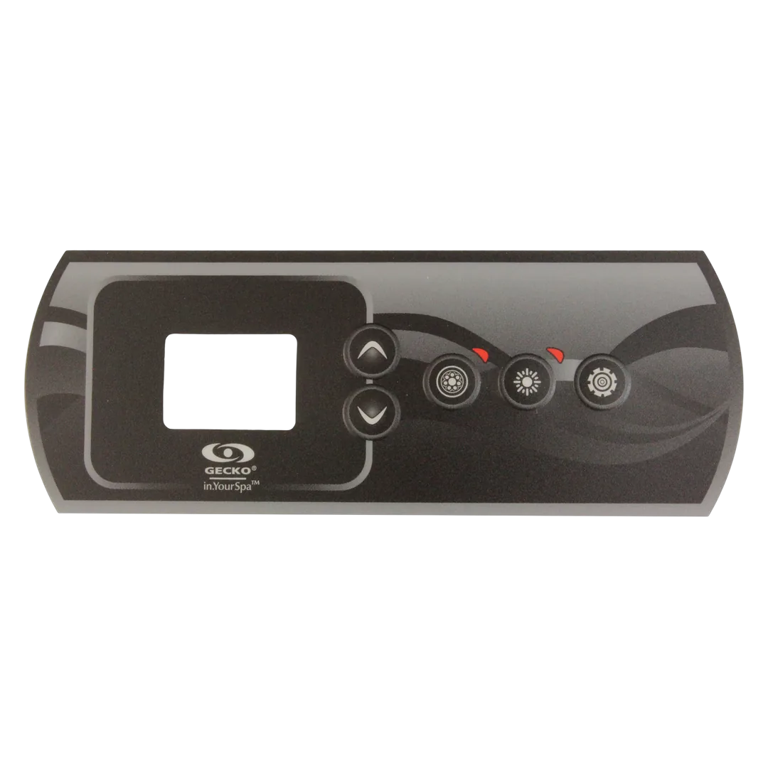 Gecko in.k336 spa overlay with 5 buttons