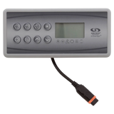 Gecko IN.K8 8 Button Topside Control Panel - Front