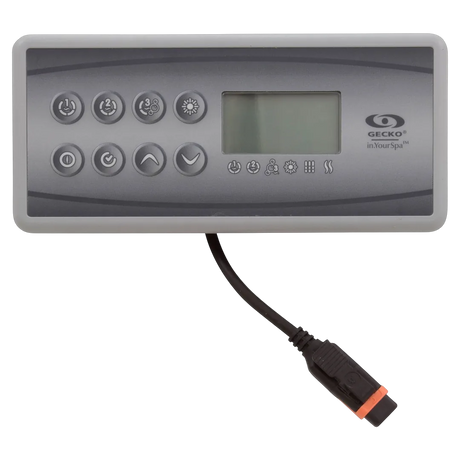 Gecko IN.K8 8 Button Topside Control Panel - Front