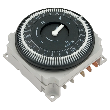 Grasslin FM/1STUZ-24V 24V 24-hour SPDT panel mount timer