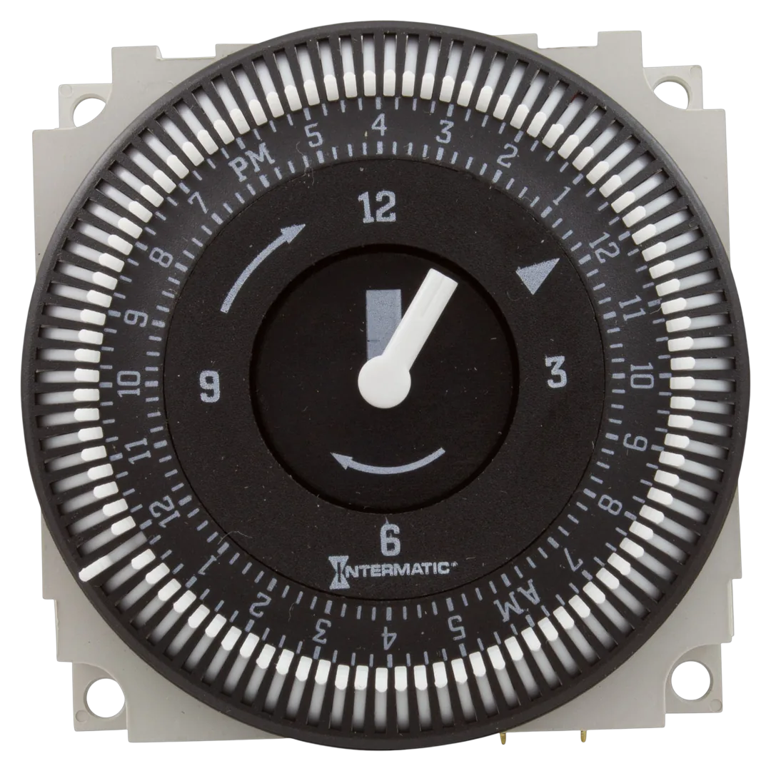Grasslin FM1STUZH-120U 24-Hour Panel Mount Timer - Front