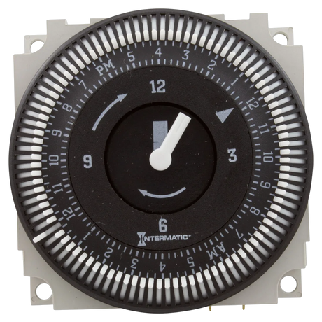 Grasslin FM1STUZH-120U 24-Hour Panel Mount Timer - Front