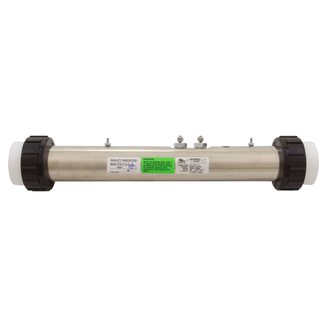 Gecko Water Pro Series 5.5kW Heater Assembly - Front