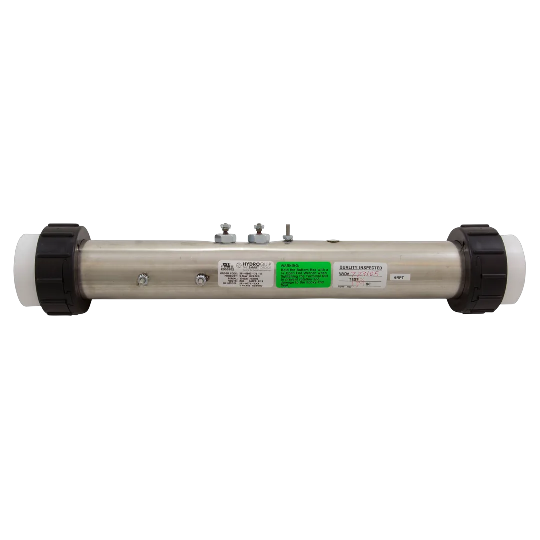 Gecko S-Class 26-0800-7S-K Flo-Thru Heater Assembly - Front