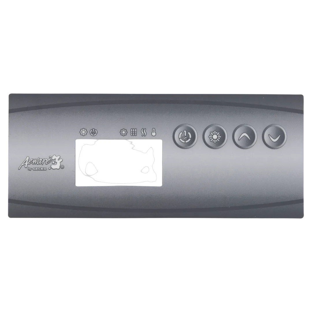 Hydro-Quip Gecko in.k19 4-Button Keypad Overlay