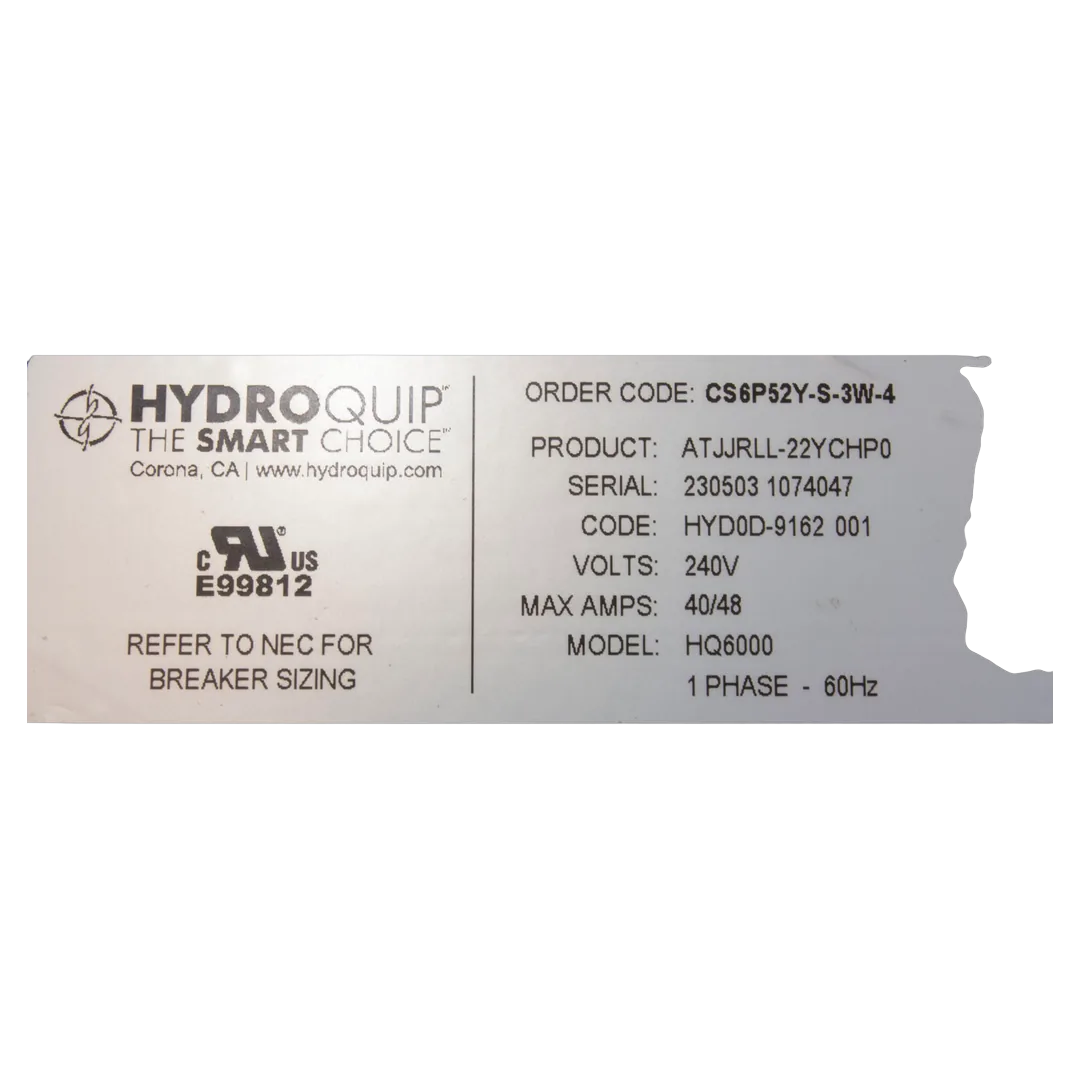 Gecko CS6P52Y-S-3W-4 Spa Control System - Alt (5)