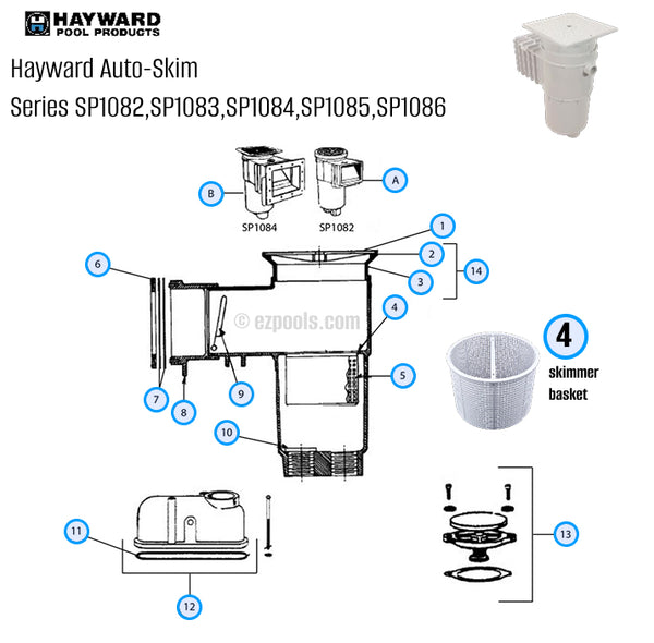 Hayward Auto-Skim Replacement Parts