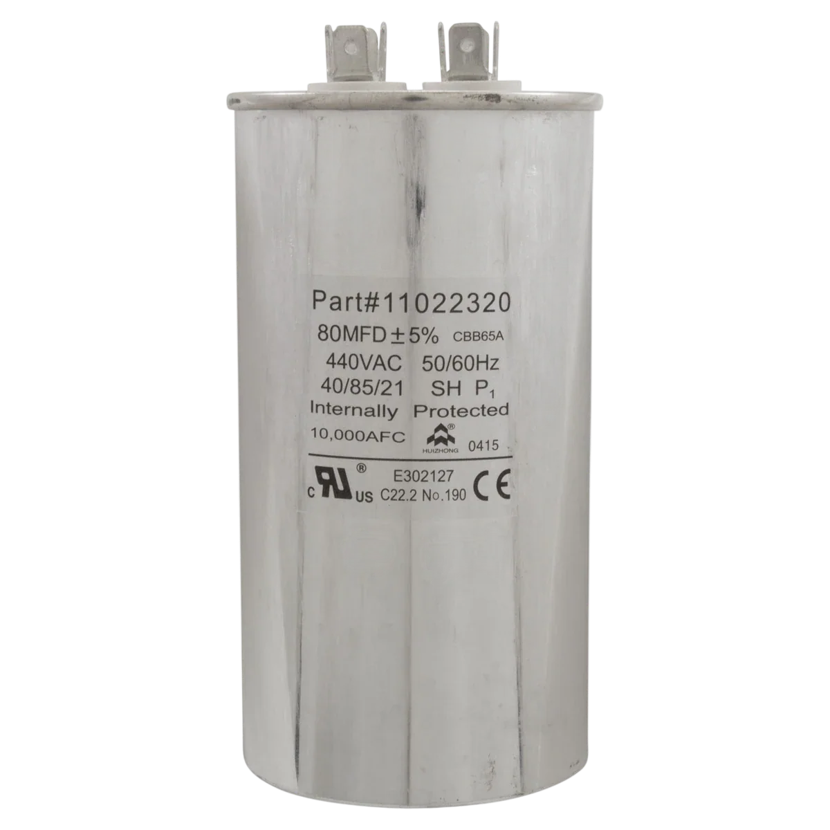 Hayward Compressor Run Capacitor 80uF — product label