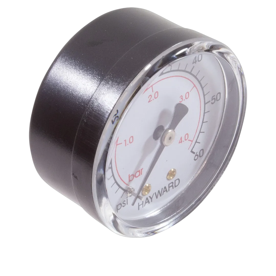 Hayward 1/4" Btm Mt Pressure Gauge