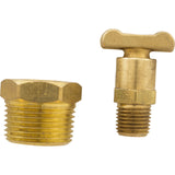 Hayward H-Series Heater Drain Valve Assembly — side view