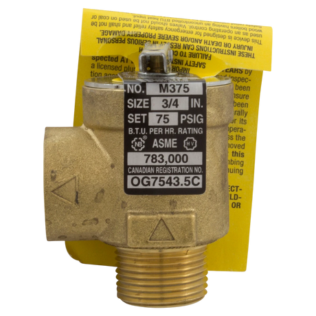 Hayward H-Series Pool Heater Relief Valve — side view