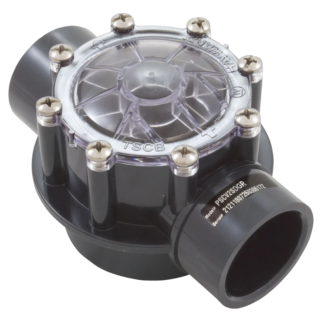 Hayward PSCV2SDGR 1.5 x 2 PVC Check Valve - Reverse