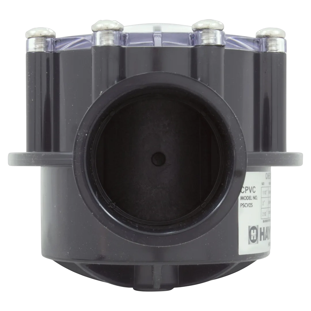 Hayward PSCV2SDGR 1.5 x 2 PVC Check Valve - Side (2)