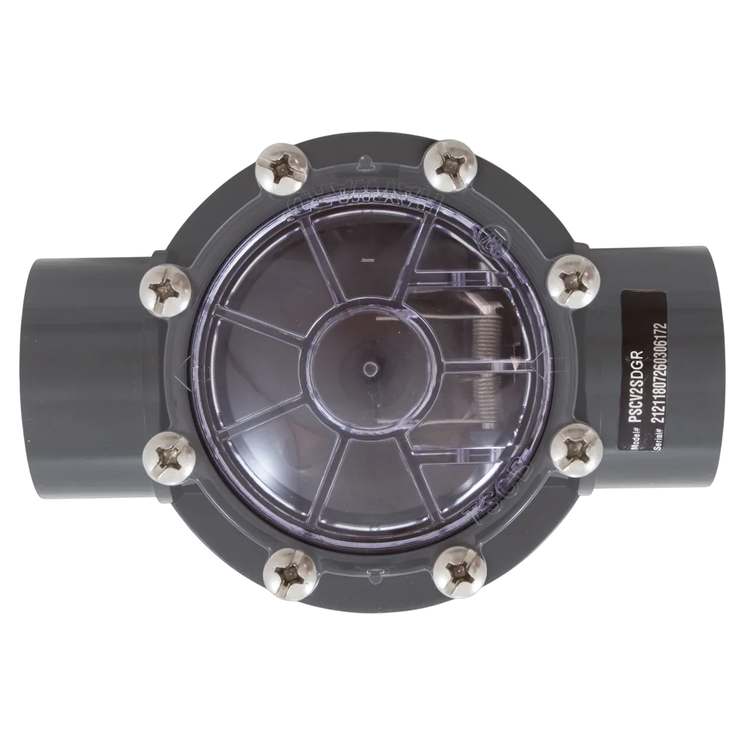 Hayward PSCV2SDGR 1.5 x 2 PVC Check Valve - Top