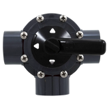 Hayward PSV3SDGR PVC 3-Way Diverter Valve - Top