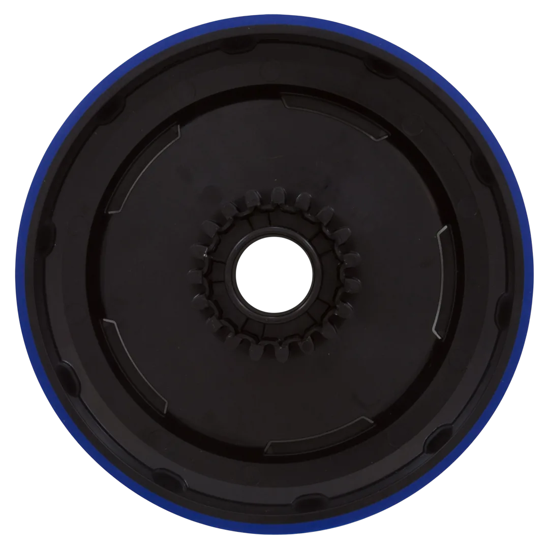 Hayward AquaVac 500 Wheel Rim and Tire Set of 4 - Black/Blue - Back