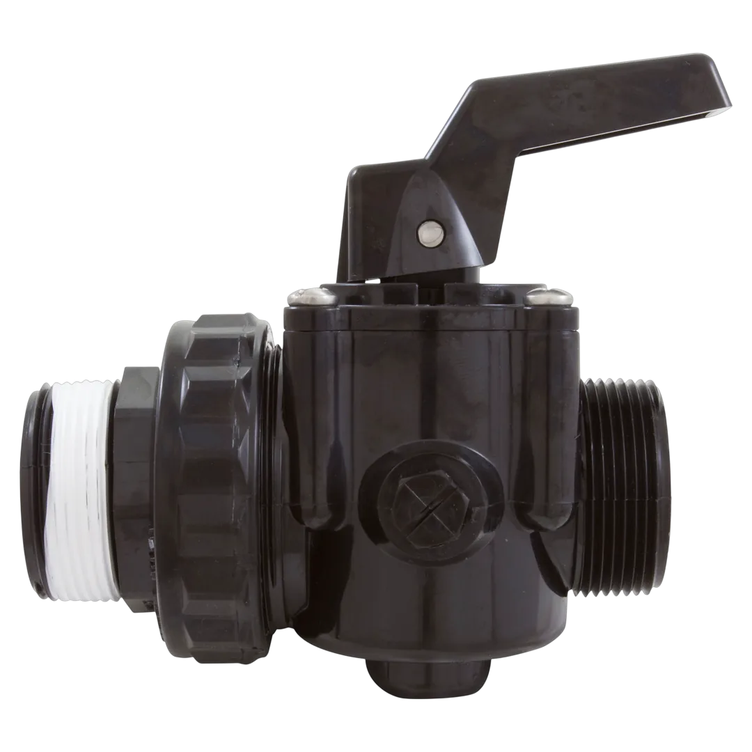 Hayward SP0727 Deluxe 3-Way Ball Valve - Back