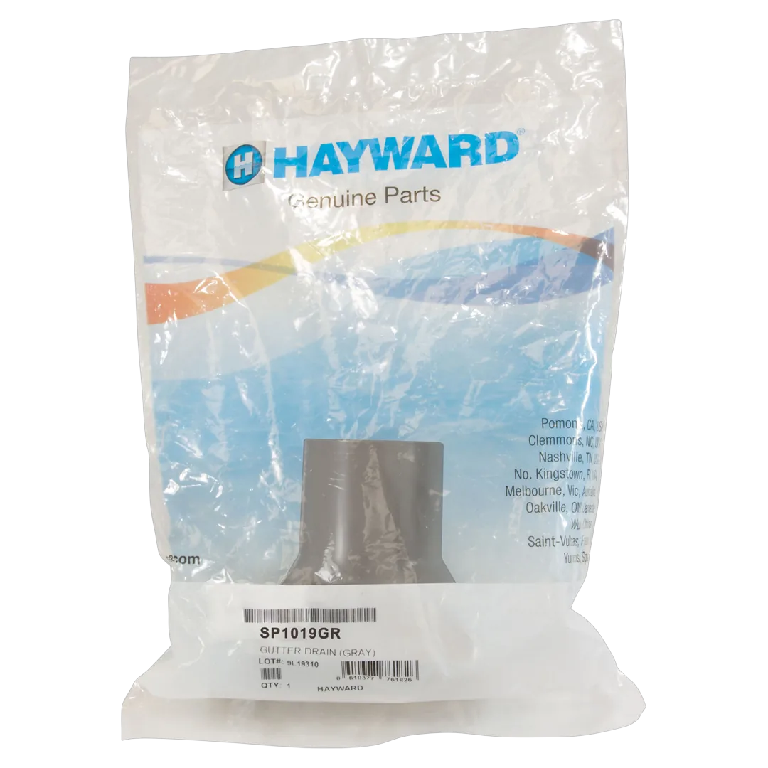 Hayward SP1019GR Gutter Drain Assembly - Package