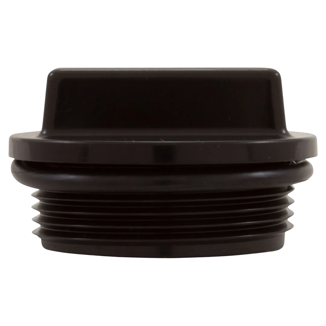 Hayward 1-1/2" MIP Black Concrete Pool Drain Plug - Alt (5)