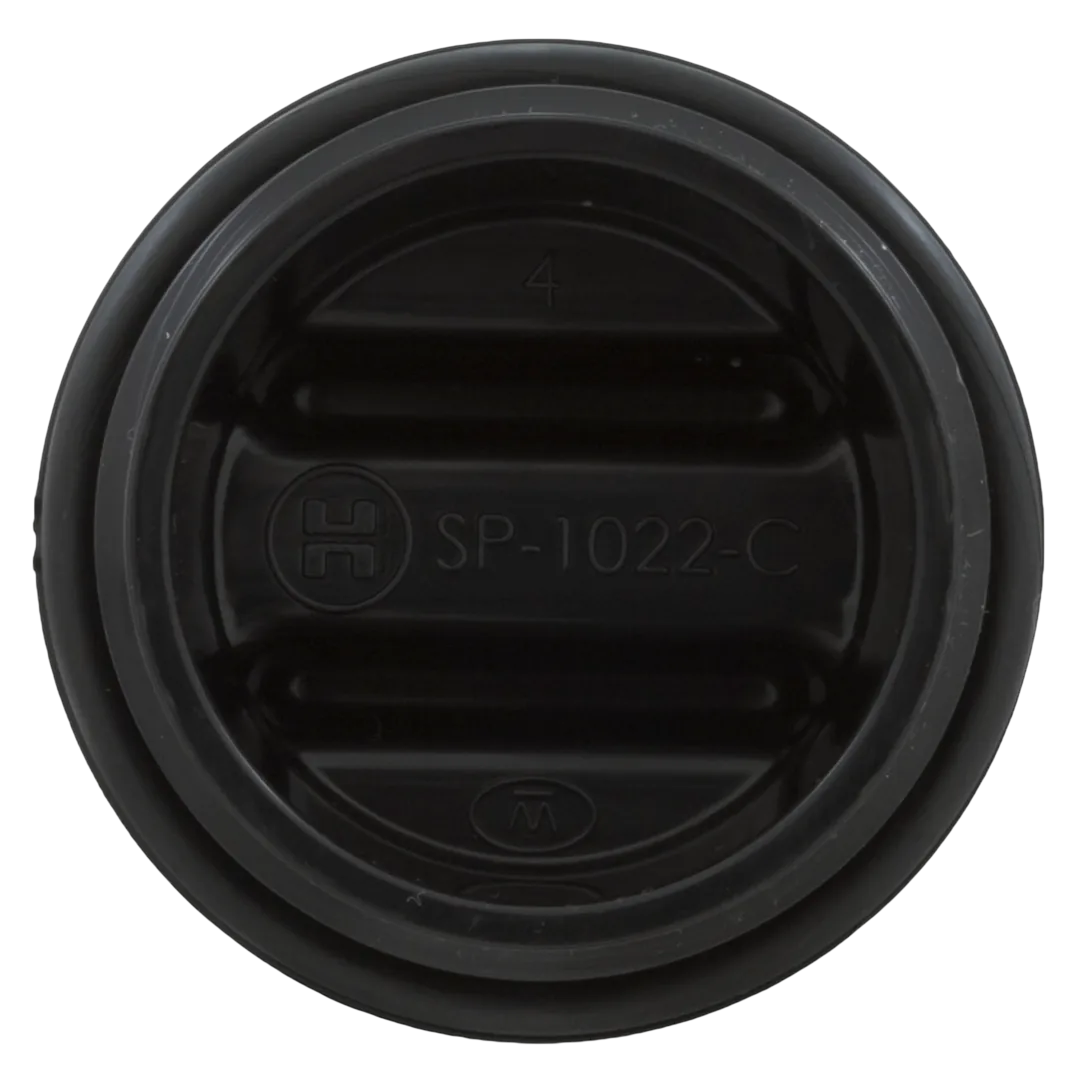 Hayward 1-1/2" MIP Black Concrete Pool Drain Plug - Bottom