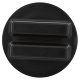 Hayward 1-1/2" MIP Black Concrete Pool Drain Plug - Top