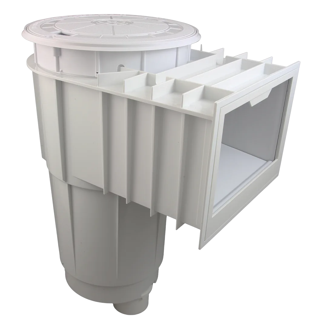 Hayward SkimMaster SP1072S2FVA skimmer, white, 2 x 2.5 ports