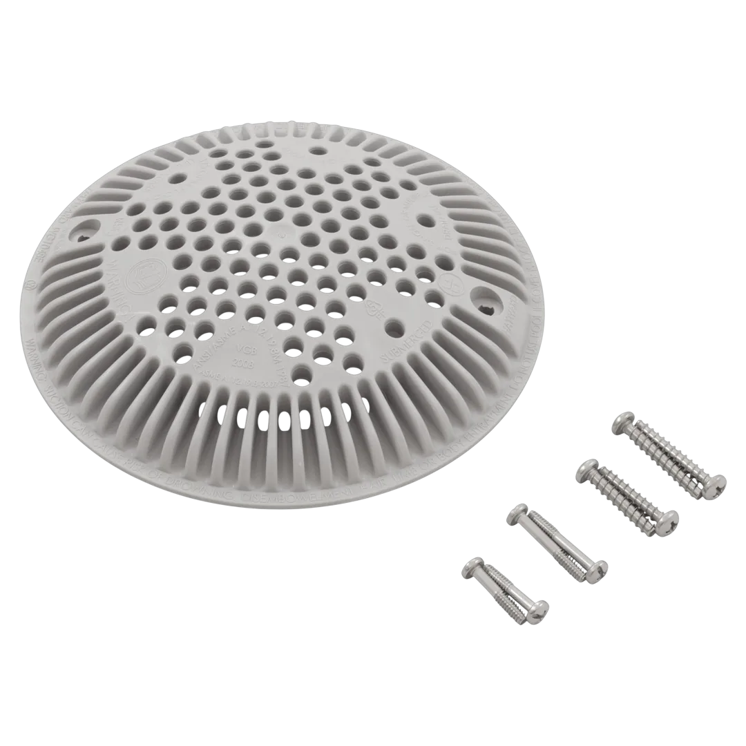Hayward 8-Inch Gray Suction Outlet Cover