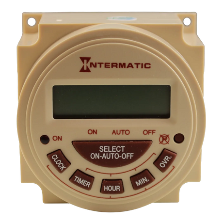 Intermatic PB314E Panel Mount Timer, Beige