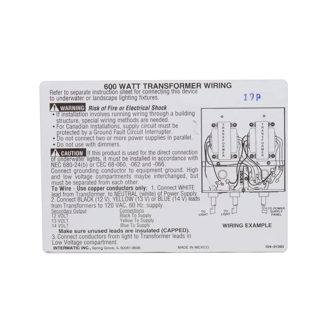 Intermatic PX600 Pool & Spa Transformer - Alt (5)