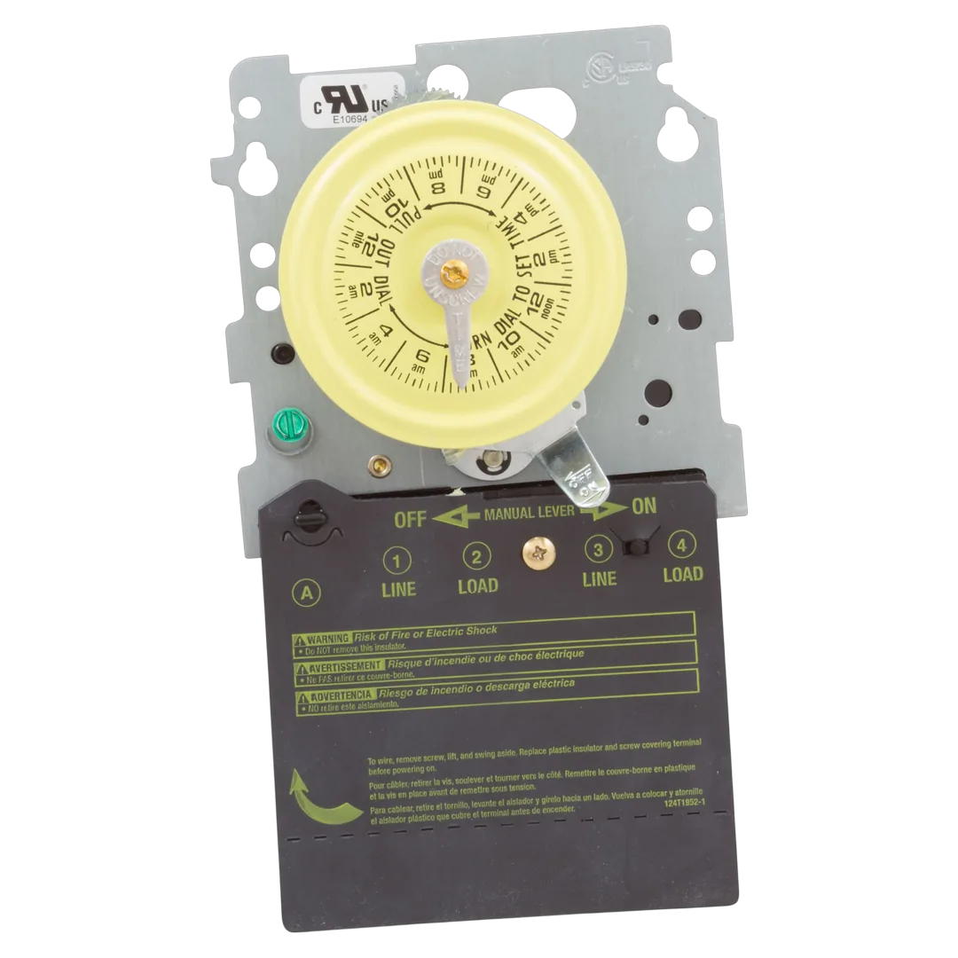 Intermatic T106M Mechanical Time Switch Mechanism - Front