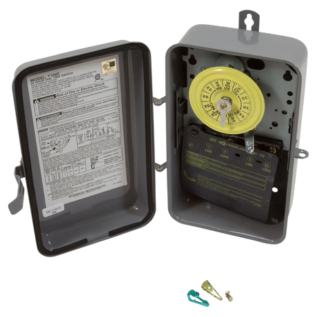 Intermatic T106R 24 hr mechanical time switch in steel case