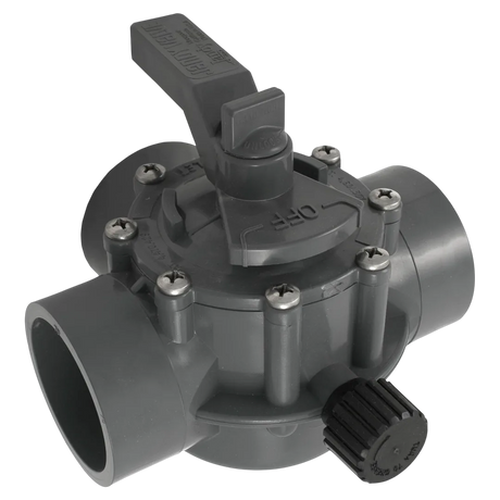 Jandy 2875 Gray 3-Port Diverter Valve