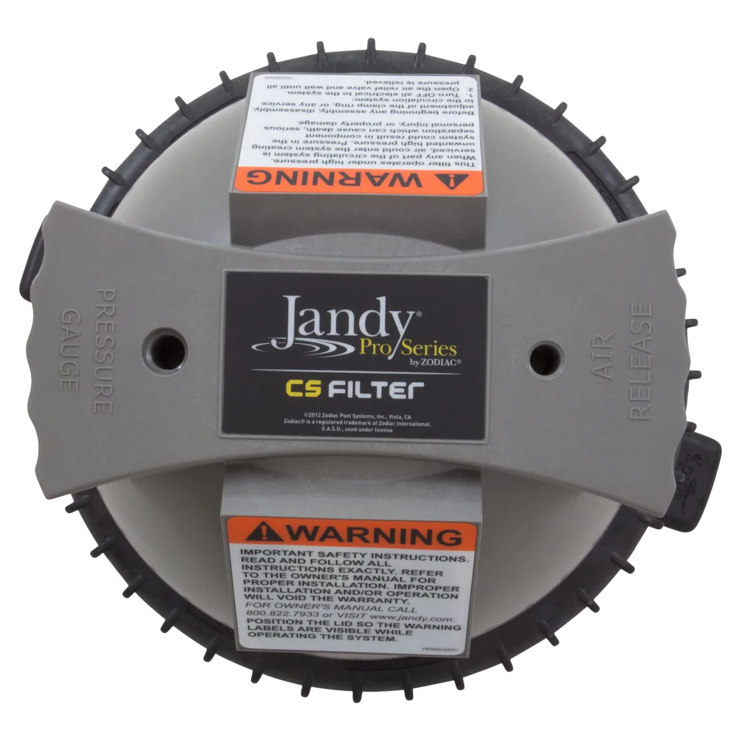 Jandy CS100/CS150 Tank Lid Assembly - Front