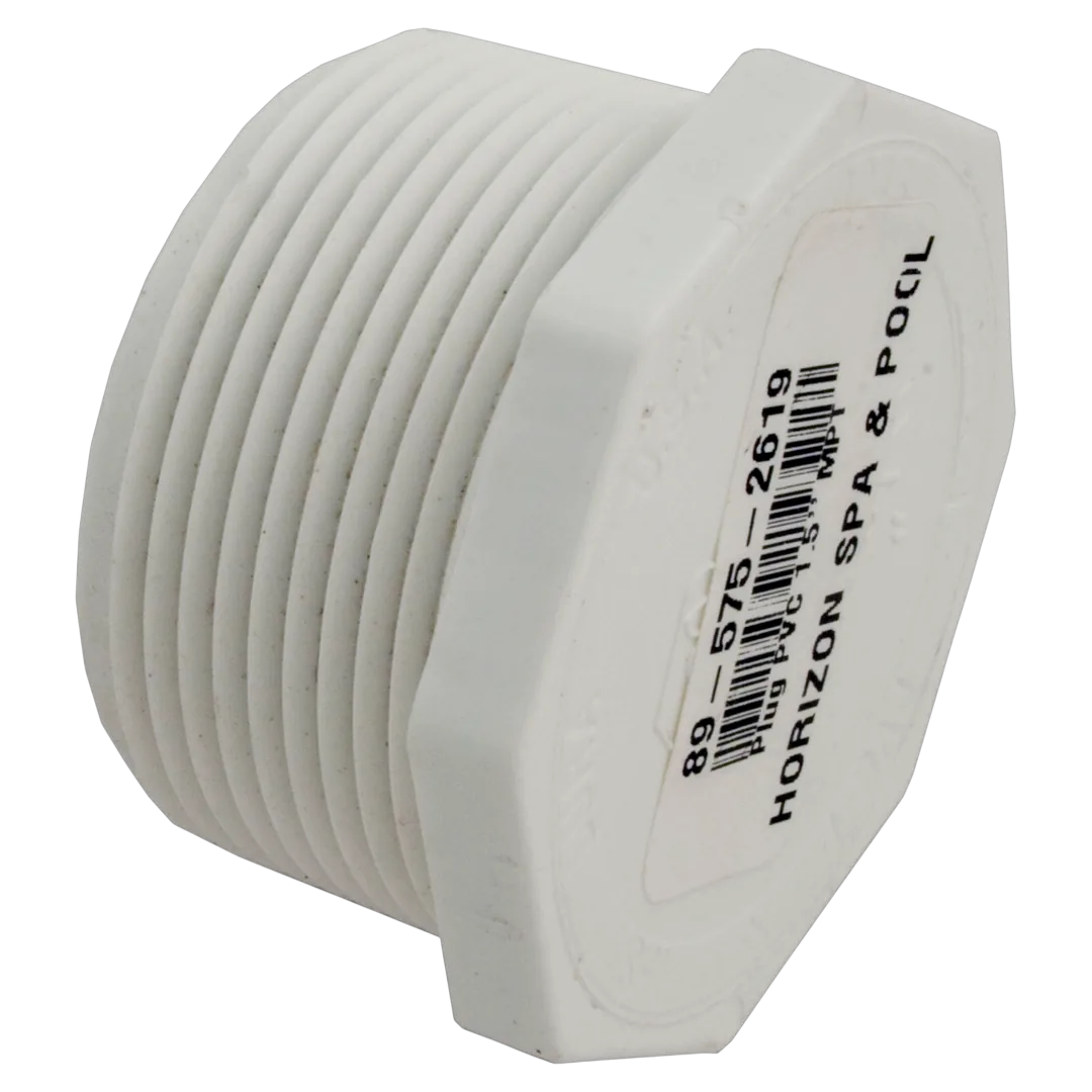 Lasco 450-015 1.5 in MPT Schedule 40 PVC Plug