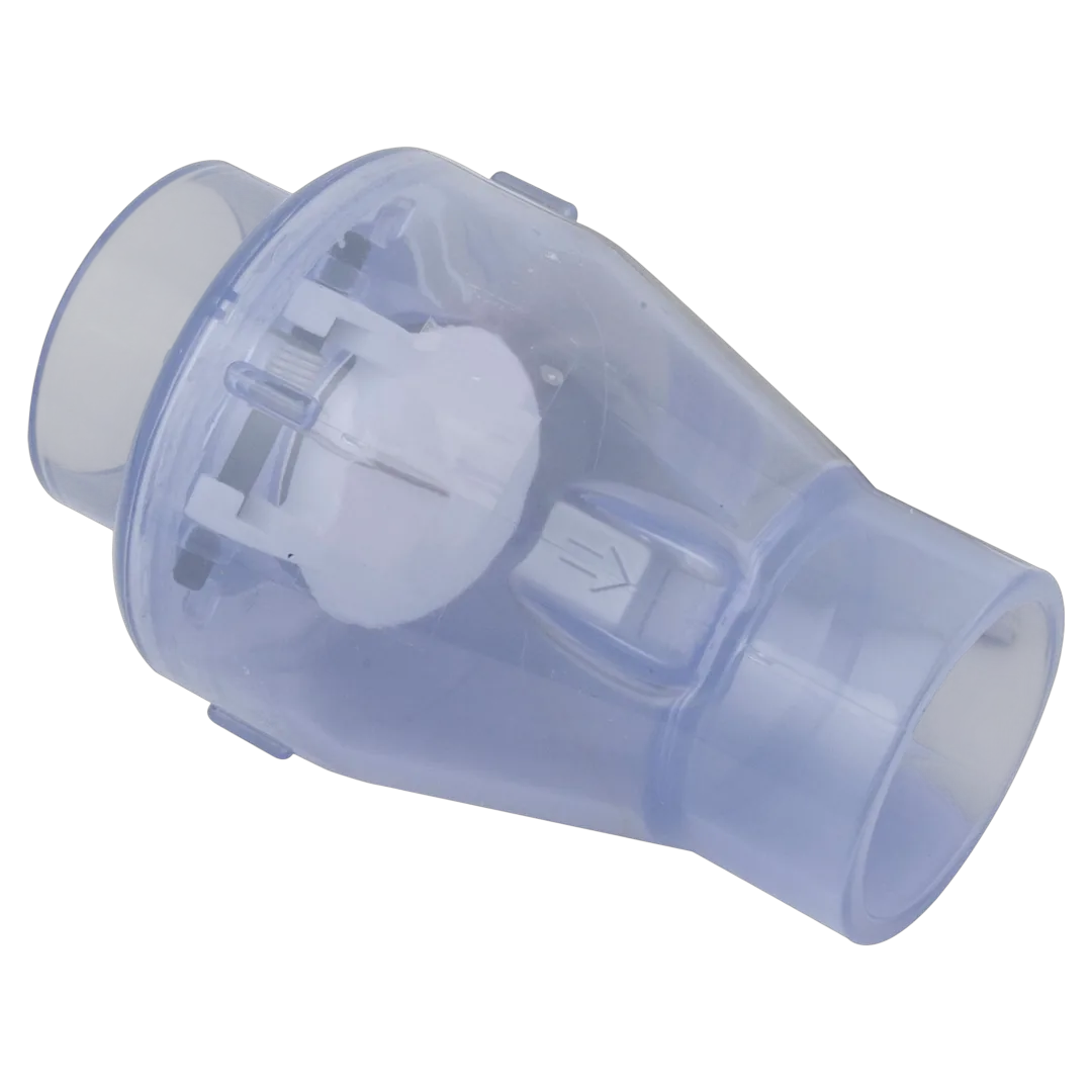 Magic Plastics 0821-20C Smart Check Valve 2 in Slip x Slip Clear - Words