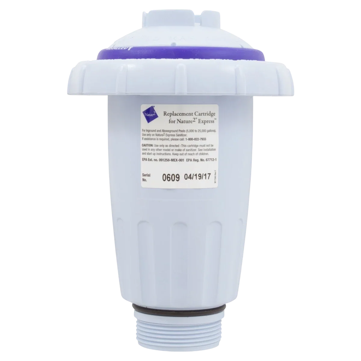 Nature2 Express Mineral Cartridge — back view