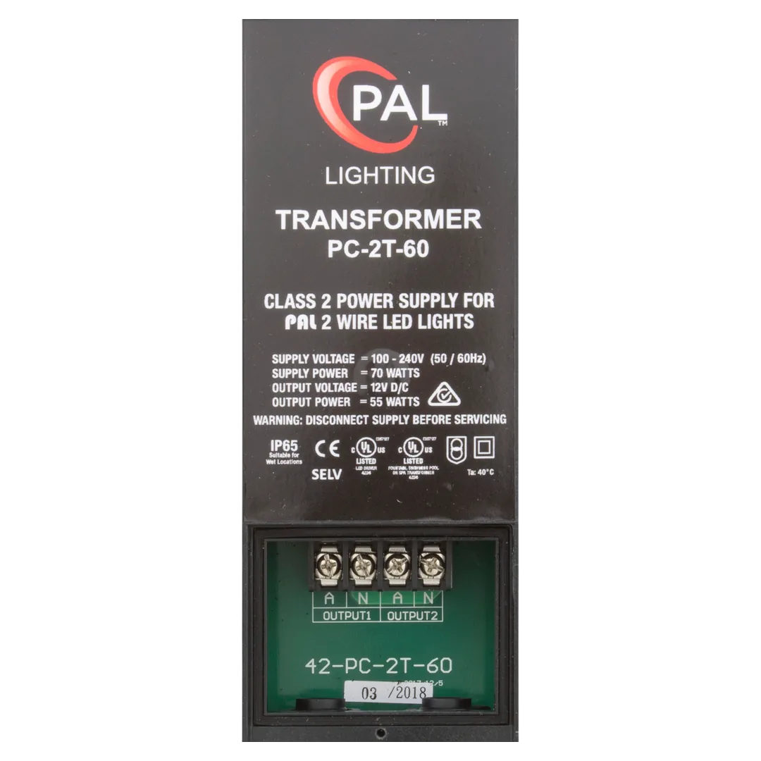 PAL Lighting 42-PC-2T-60 Transformer - Open