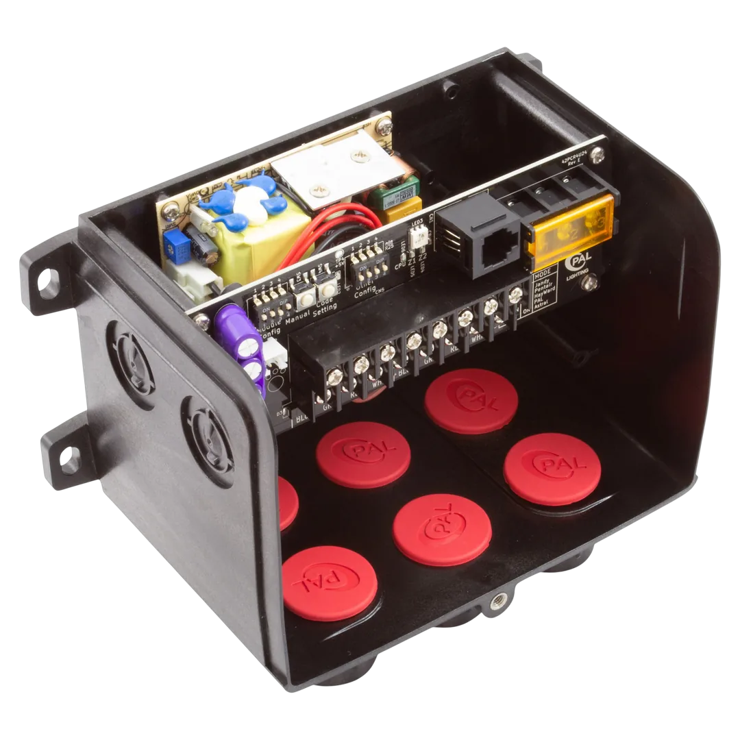PAL Lighting 64-PCR-2Z-65 Multi-Color Remote Control Transformer - Open