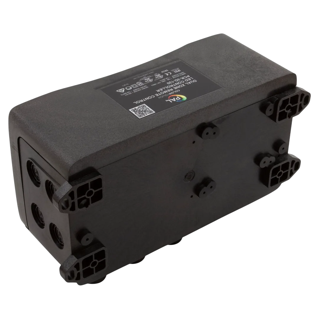 PAL Lighting Multi-Color Dual Zone Transformer 64-PCR-3D-120 - Reverse