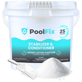 PoolFix Chlorine Stabilizer & Conditioner (Cyanuric Acid) – Protects Pool Chlorine