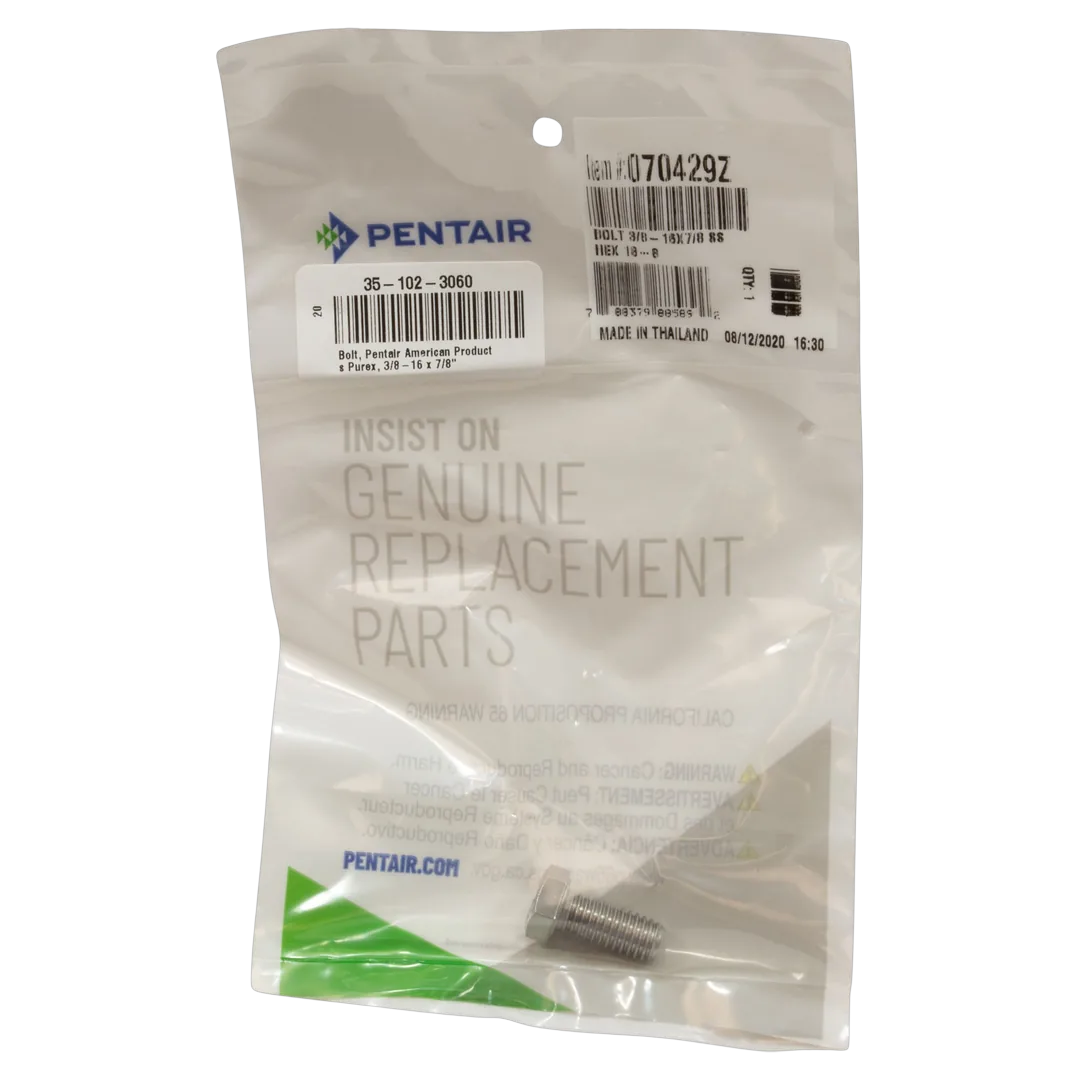 Pentair 070429Z Seal Plate Bolt - Package