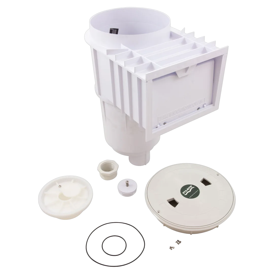 Sta-Rite U-3 SwimQuip 2in NPT Skimmer, White