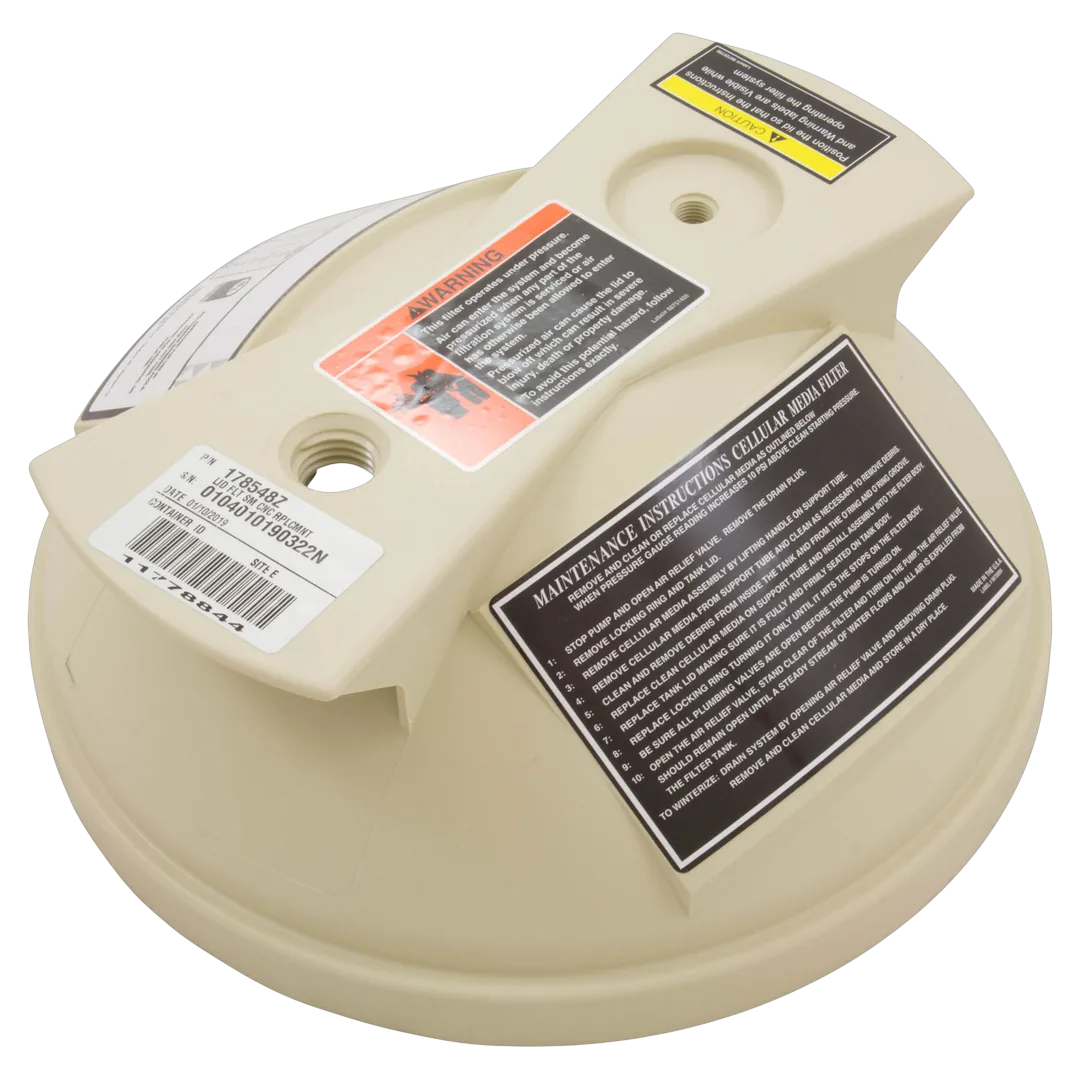 Pentair 178548Z Tank Lid - Reverse
