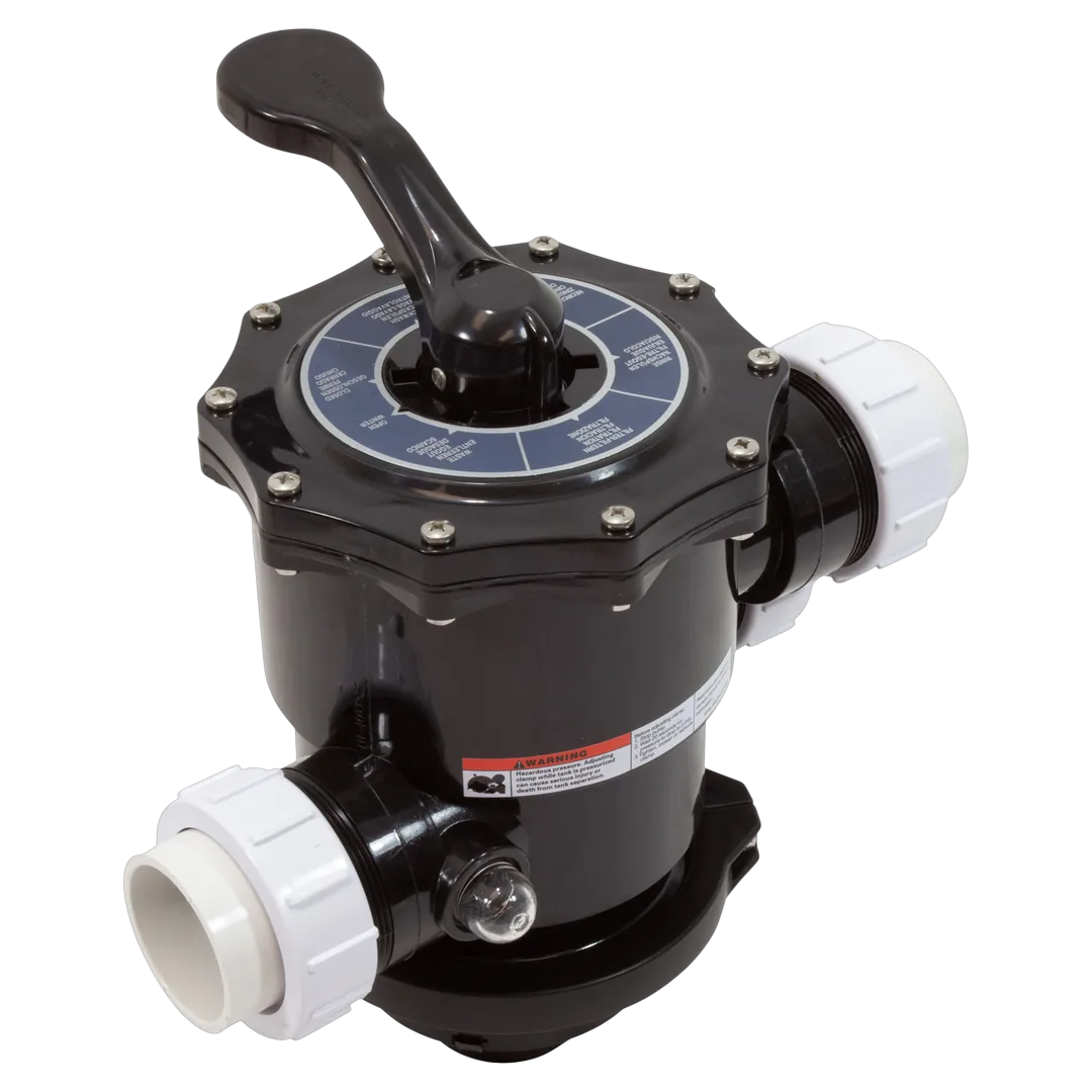 Pentair 2 in. Top Mount Multiport Valve 262525 with Unions