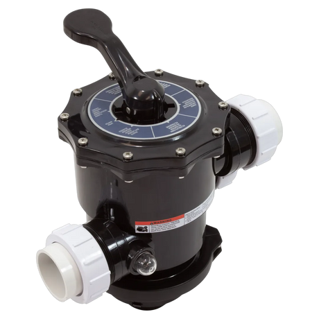 Pentair 2 in. Top Mount Multiport Valve 262525 with Unions