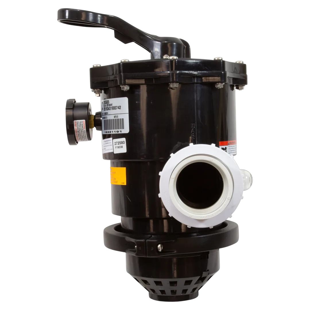 Pentair 262525 2 in. Top Mount Multiport Valve - Side (2)
