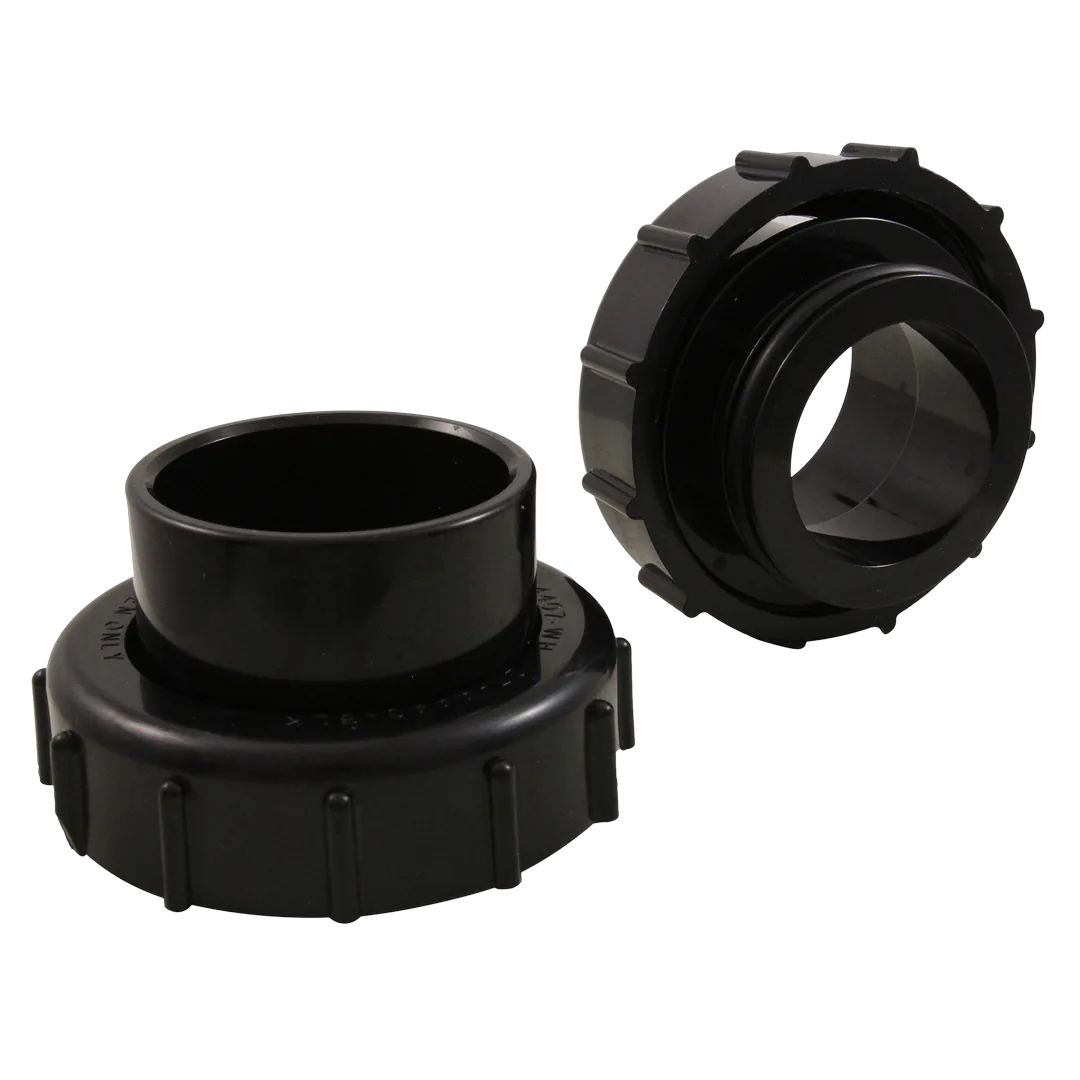 Pentair 270100 Valve Adapter Kit 2 x 2.5 in Black