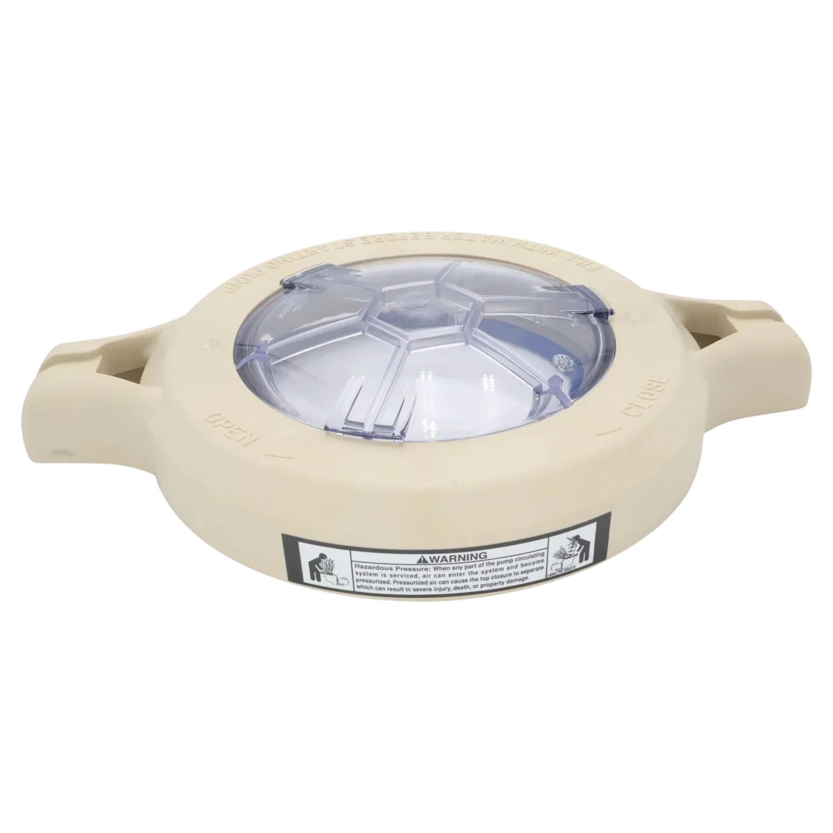 Pentair 356172Z IntelliFlo3 Lid Assembly — front view