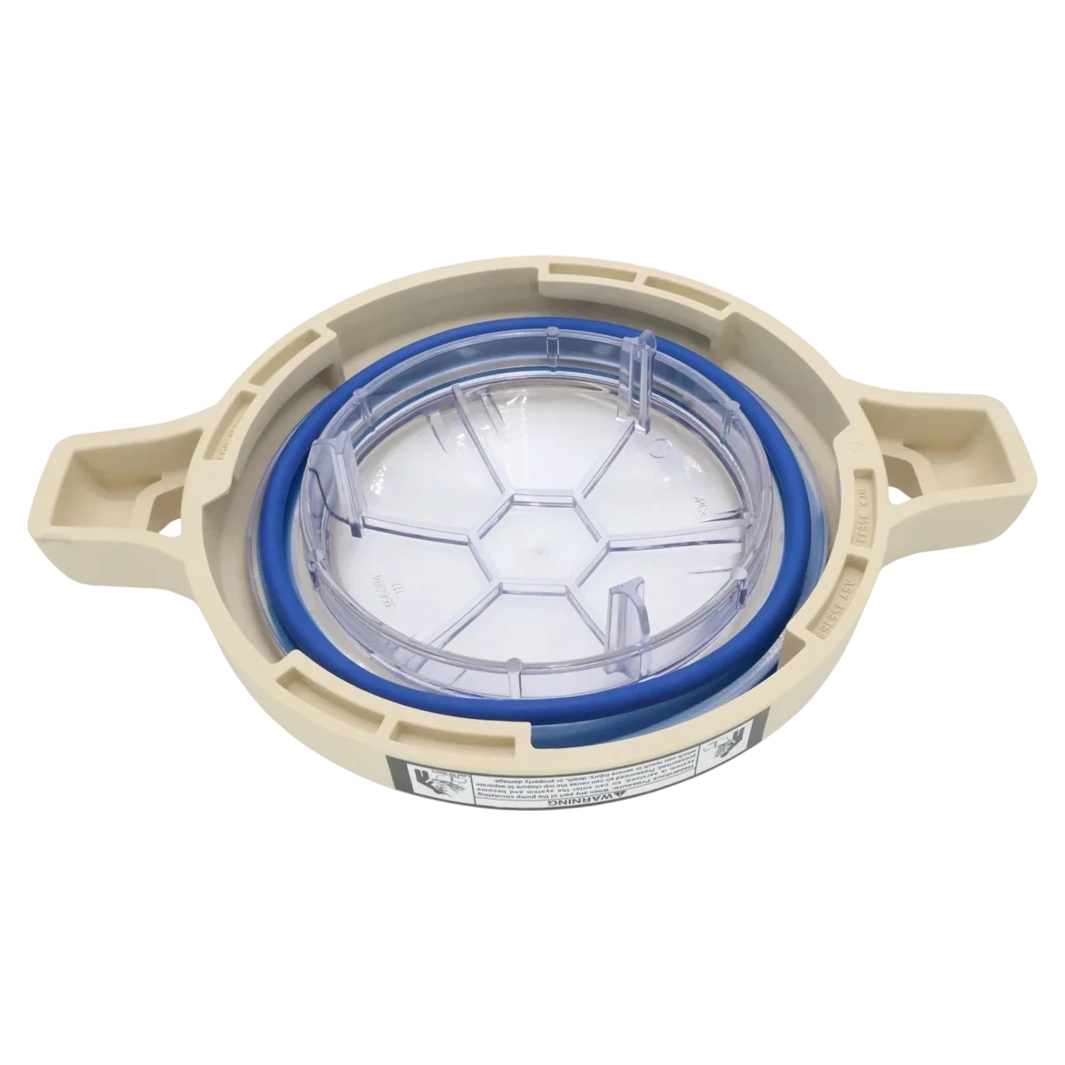 Pentair 356172Z IntelliFlo3 Lid Assembly — underside view